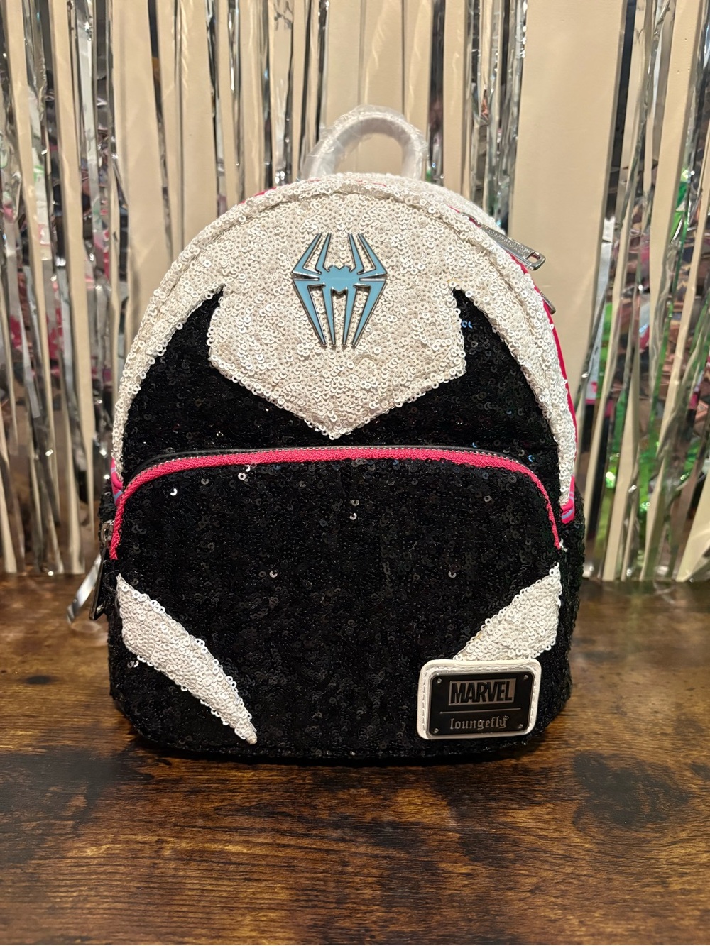 🔥 Loungefly Marvel Spider-Man Spider-Gwen Sequin Mini Backpack